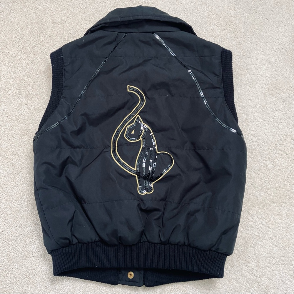 Vintage Y2K Baby Phat Sequin Puffer Vest